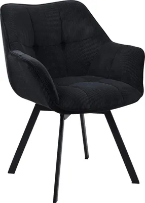 Produktbild von Esszimmerstuhl HLO-CP108 Cord  schwarz