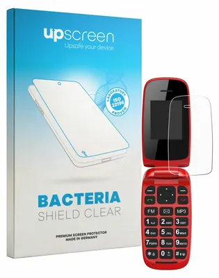 Produktbild von upscreen Schutzfolie für Chakeyake R341 Displayschutz Displayschutzfolie Folie Klar antibakteriell