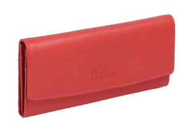 Produktbild von Leder Damenbörse CILINIE, rot