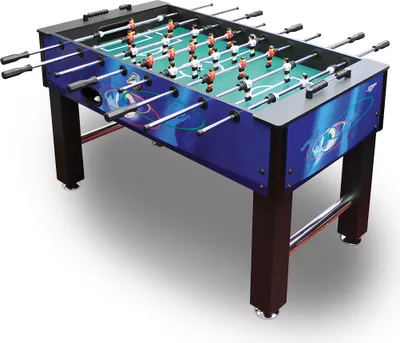 Produktbild von Carromco Kicker Champion-XT blau Profi Kicker Großer Tischkicker mit stabiler Bauweise 22 Spielfiguren Tischfußball 4 Kickerbälle