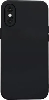 Produktbild von Liquid Silikon Hülle Für Smartphones - Farbe: Schwarz - Modellkompatibilität: Für iPhone X