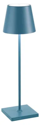 Produktbild von Zafferano Poldina Pro LED-Tischleuchte Avio Blue, wiederaufladbar & dimmbar, bis 12 h Akku, IP65 für Außenbereich