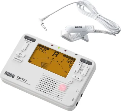 Produktbild von Korg TM70 Metronom und Stimmgerät mit Mikrofon, Weiß