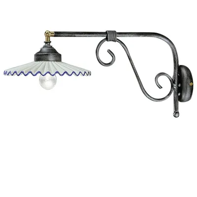 Immagine prodotto di CLASSIC L'AQUILA C166, Lampada a Parete Applique in Vetroceramica, Ferroluce