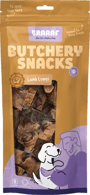 Productafbeelding van Braaf Hondensnack, vleeswaren van lamslong, 85 gram