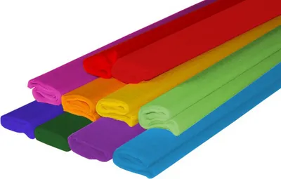Immagine prodotto di WEROLA 794040000 WEROLA Krepppapier standard farbsortiert 31 g/qm 10 Rollen