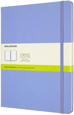 Produktbild von Moleskine Notizbuch XL, Blanko, Fester Einband, Hortensien Blau
