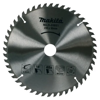 Image de Lames carbure bois standard, pour scies circulaires MAKITA