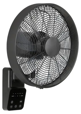 Obrázok produktu pre CasaFan AIROS ECO DESIGN WALL SW Wandventilator Schwarz mit Fernbedienung