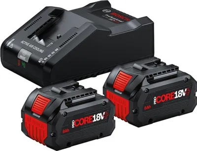 Obrázek produktu pro Bosch Akku-Ladegerät 2 x ProCORE18V+ 8.0Ah+ GAL 18V-160 (1600A02X03)
