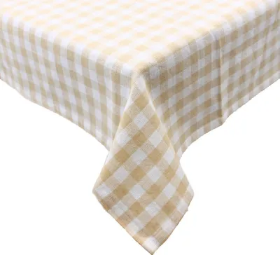 Obrázek produktu pro HOME ELEMENTS Ubrus 90*90 cm, Béžové káro