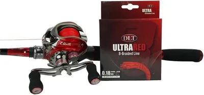 Produktbild von Eurocatch Baitcaster Set 2,10m - inkl. 200m Geflochtene Schnur - Rolle + Rute + Schnur