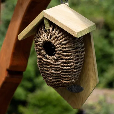 Produktbild von Nistkasten aus Seegras, Meisenkasten, Vogel-Nisthilfe