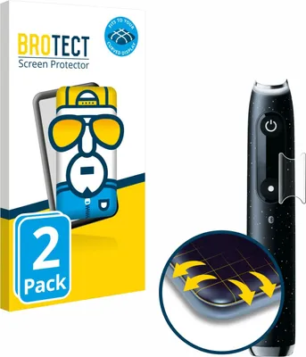 Produktbild von 2x BROTECT Fullscreen Schutzfolie für Oral-B iO 10 Displayschutz Folie Fullcover Klar Transparent