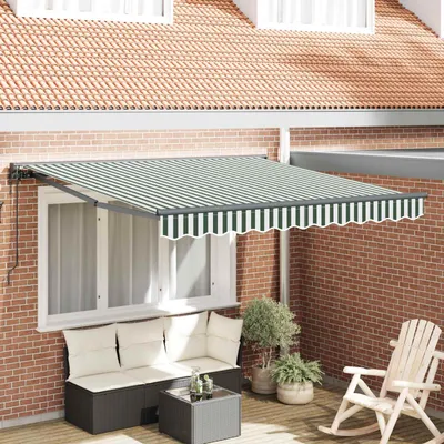 Immagine prodotto di Telaio per tenda da sole vidaXL verde e bianco 300 x 250 cm