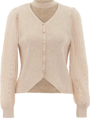 Image de Gilet pour femmes NAEMI - beige, XS/S