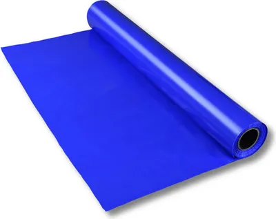 Produktbild von 1x LDPE-Folie Dekofolie Tischdecke blau opak 2300mm x 50m 100my