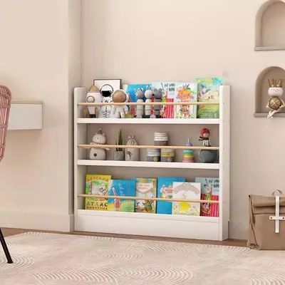 Zdjęcie produktu dla Półka na książki dla dzieci, montowana do ściany, szerokość 90 cm