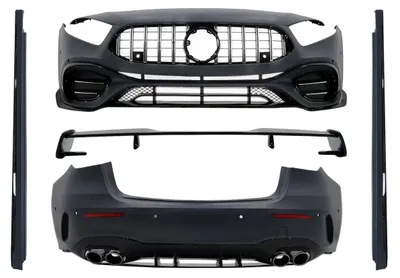 Obrázok produktu pre Kompletný bodykit pre Mercedes triedy A W177 hatchback 5-dverový modelový rok 2018–2022 v štýle A45.