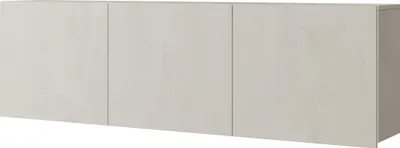 Image de MINIO Armoire suspendue à trois portes 150 cm FELIX 9 | Couleur Silk Flou