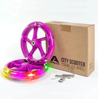 Produktbild von Apollo 200 mm Ersatzräderset für City Scooter - Phantom / Spectre