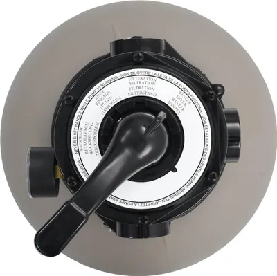 Obrázok produktu pre bazénová piesková filtrácia vidaXL so 4-cestným ventilom sivá 350 mm