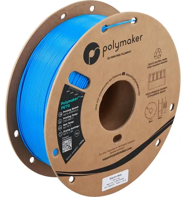 Zdjęcie produktu dla Filament PETG Polymaker, 1,75 mm, 1 kg – kolor: Electric Blue