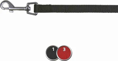 Immagine prodotto di Classic Leine, L–XL: 1,00 m/25 mm, rot