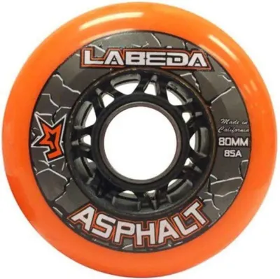Obrázek produktu pro Kolečka na asfaltové brusle Labeda Gripper 1 kus Oranžová 80 mm Oranžová 80 mm