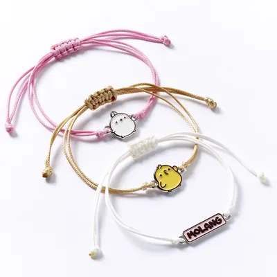 Immagine prodotto di Bracciali Molang confezione da 3 Molang e Piu Piu 18 cm