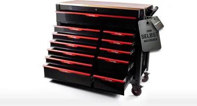 Produktbild von Mephisto Pro-Line Werkzeugwagen mit 12 Schubfächer ohne Werkzeug Inhalt