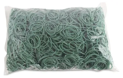 Productafbeelding van Gummibandjes, kantoorartikelen, 30 mm, 1 kg, groen
