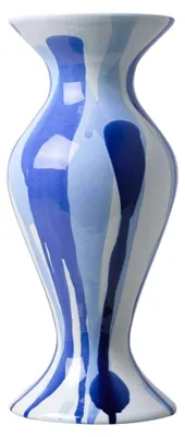 Immagine prodotto di Heinen Delfts Blauw – Vaso a calice grande – Collezione "Waterval" di Jorrit Heinen