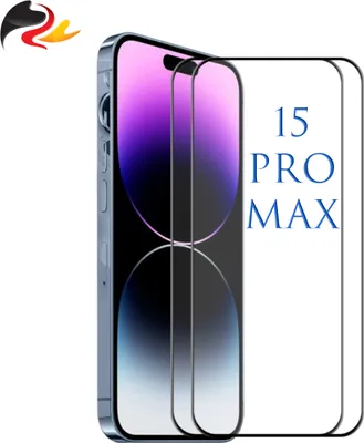 Produktbild von 2X Für iPhone 15 Pro Max 6.7" Panzerglas Glasfolie Display Schutz 9H Hart Echt Glas Displayschutzfolie 2 Stück - Moe-Pley™