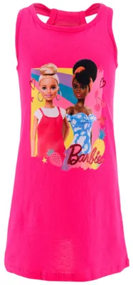 Produktbild von Sommerkleid Barbie mit Glitzerdetails Dunkelpink 116 cm