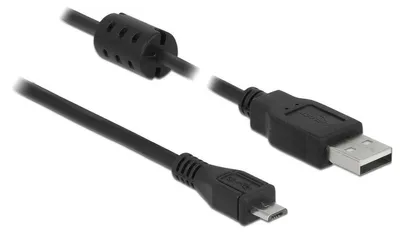 Imagen del producto de Delock - Cable USB - USB (macho) a Micro-USB Tipo B (macho) - USB 2.0 - 1 metro - Negro