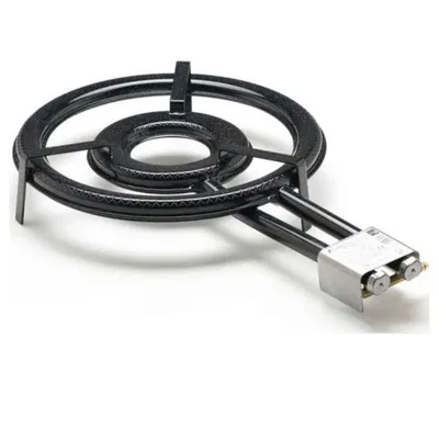 Produktbild von Flames VLC Paellero T-460, 14300 W, 1090 g/h, 4,6 cm, Schwarz, 65 - 80 mm, 3 Bein(e)