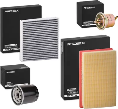 Produktbild von RIDEX Filterset Inspektionspaket Filtersatz für SUZUKI SWIFT III (MZ, EZ)