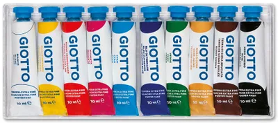 Zdjęcie produktu dla Giotto F301900, Multi, farba plakatowa, 100 ml, 10 sztuk