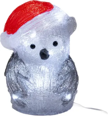 Produktbild von Leuchtende Weihnachtsdekoration, Eule, 24,7 cm