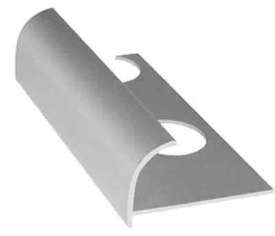Immagine prodotto di PROFILO 'JOLLY' PER RIVESTIMENTI TONDO IN ALLUMINIO H. 10 mm - lucido - 2,50 mt