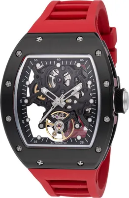 Zdjęcie produktu dla Invicta S1 Rally 49027 Zegarek Męski - Mechanizm Automatyczny - Stal Nierdzewna z Czarną Tarcza - 41 mm