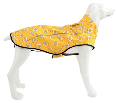 Hunde-Regenjacke, wasserdicht, verstellbar, mit Reflektorstreifen, M