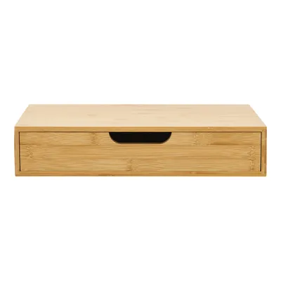 Produktbild von Wandregal ’Bokn’ mit Schublade 40 x 24 x 8 cm Bambus