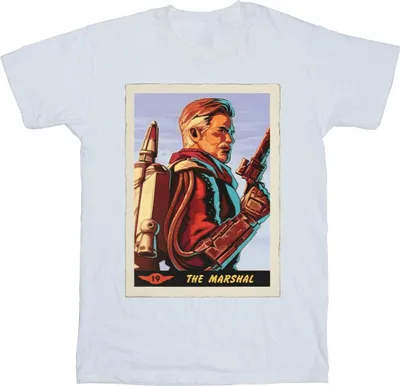 Produktbild von Star Wars - "The Mandalorian The Marshal" T-Shirt für Herren BI47300 (4XL) (Weiß)
