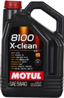 Produktbild von Motul 8100 X-clean 5W-40 5 Liter Kanister