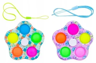 Produktbild von Norimpex Pop It Spinner Sensorik Spielzeug 5 Arme bunt