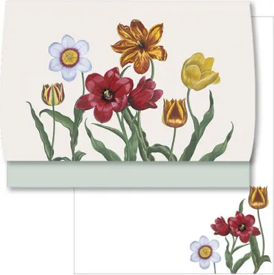 Produktbild von Briefpapier - Schreibset * Tulpen aus dem Garten. . RSS026