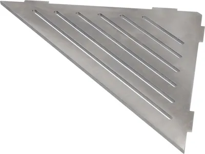 Produktbild von Duschablage PROSHELF Basic Edelstahl gebürstet 290 mm Eckregal