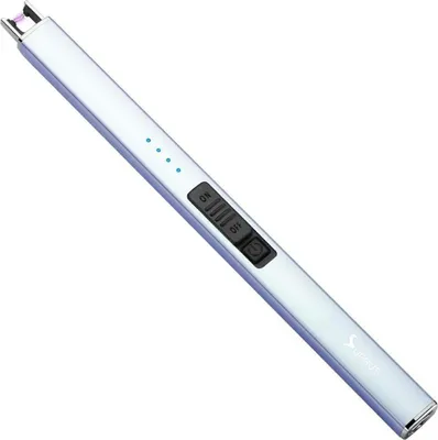 Produktbild von SUPRUS Lichtbogen Feuerzeug USB Wiederaufladbar Winddicht Flammenlos Blau